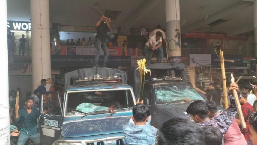 Anti-discrimination protests in Bangladesh turn violent