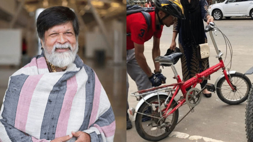 Shahidul Alam’s red bicycle stolen | Shahidul Alam loses his red bicycle to theft 