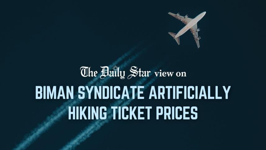 Biman syndicate artificially hiking ticket prices
