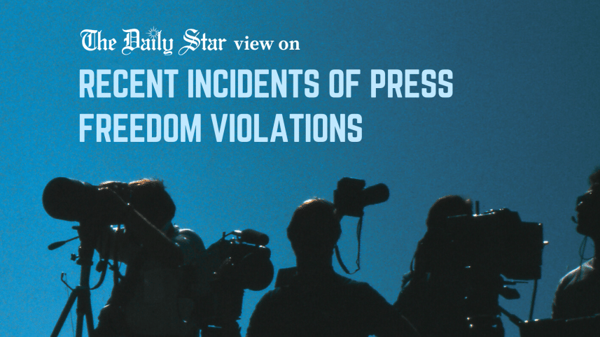 recent incidents of press freedom violations