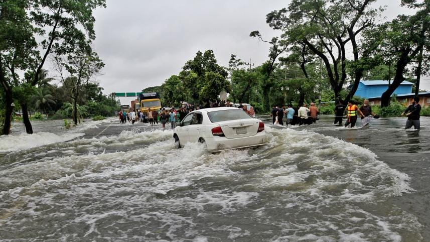 36 lakh people marooned in flash floods