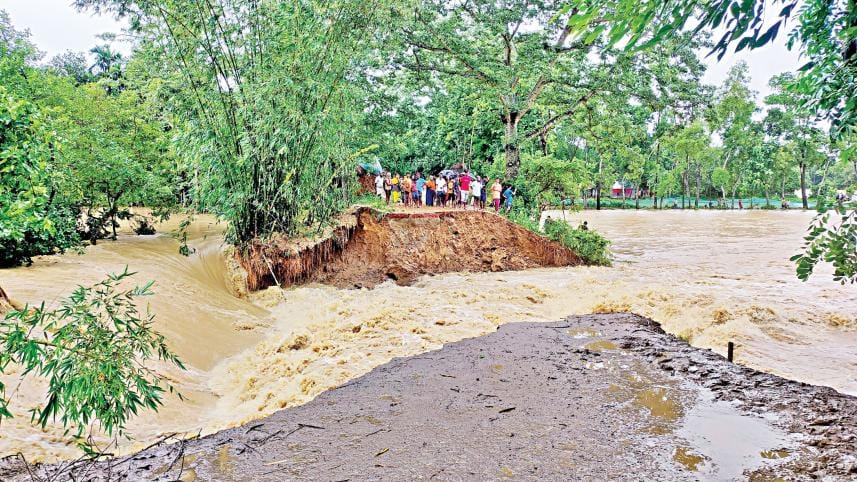 flood affected areas in Bangladesh
