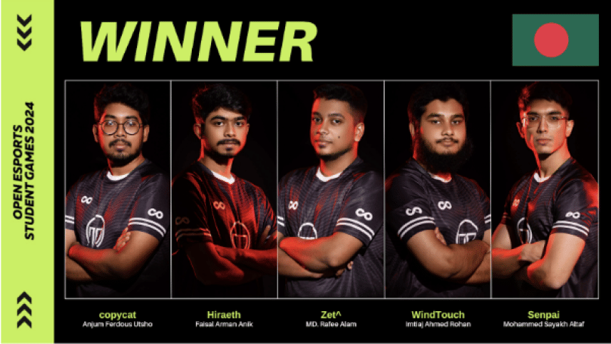 The Bangladeshi Dota 2 team. 