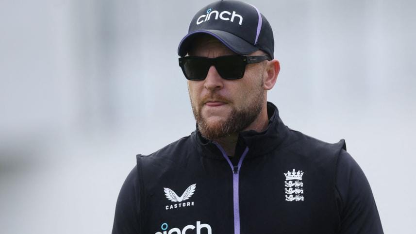 England coach Brendon McCullum 