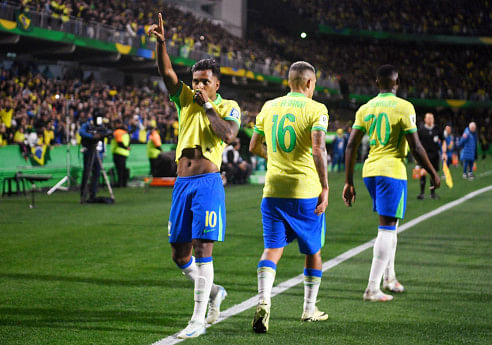 Rodrygo scores as Brazil beat Ecuador