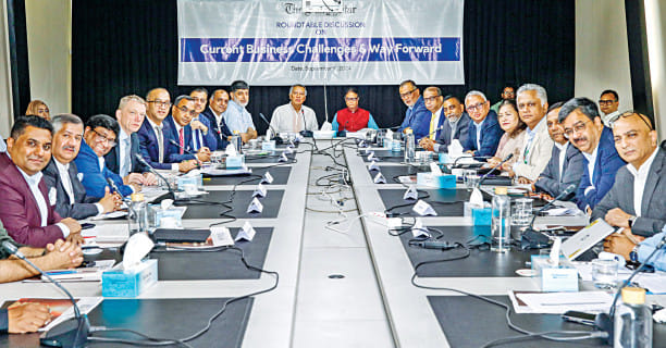 Business Leaders Outline Economic Recovery Plan at Daily Star Roundtable