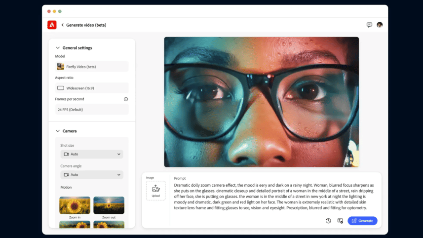 Adobe Firefly Video Model
