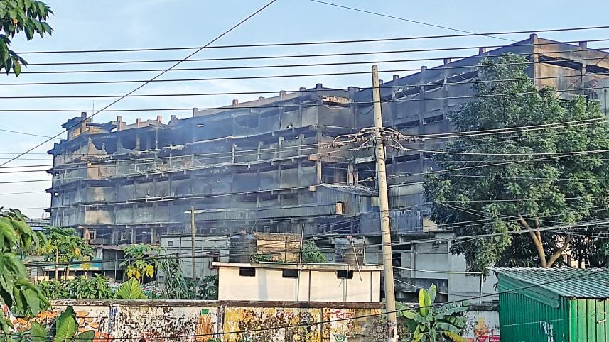 Gazi Tyres factory destruction