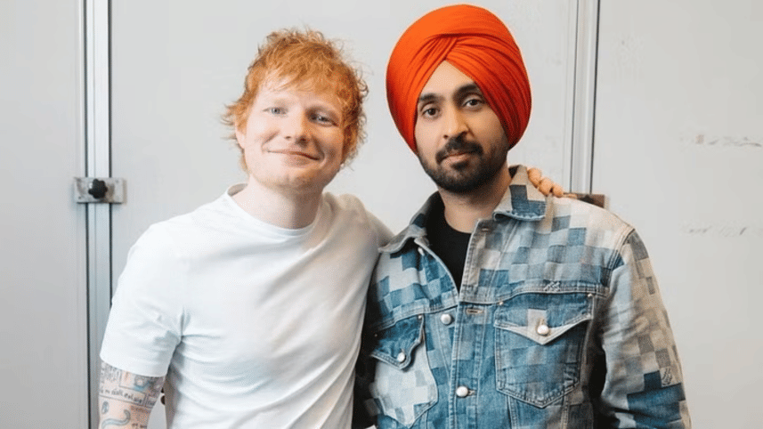 Ed Sheeran joins Diljit Dosanjh for surprise onstage performance in Birmingham