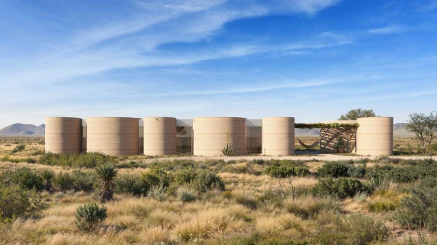 El Cosmico 3D printed hotel