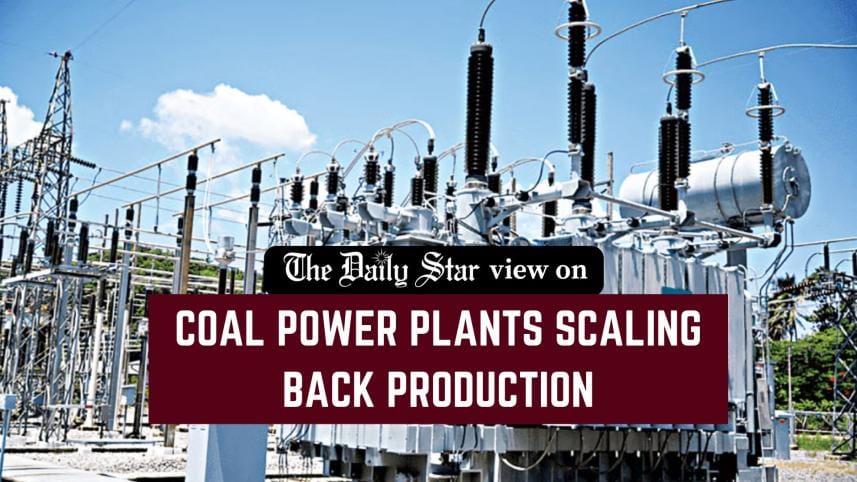 COAL POWER PLANTS SCALING BACK PRODUCTION