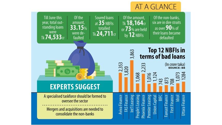 Top 12 NBFIs in terms of bad loans