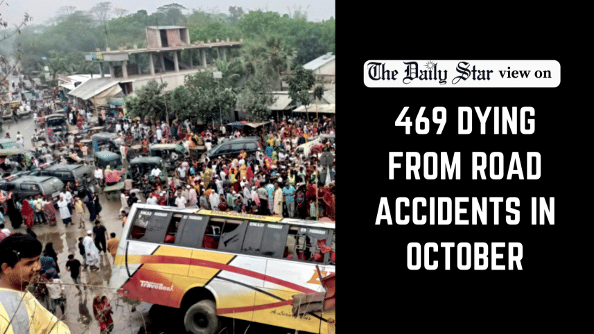 469 dying from road accidents in october
