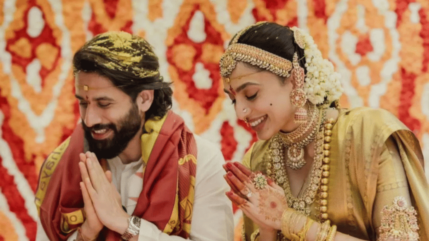 Tollywood stars Naga Chaitanya and Sobhita Dhulipala tie the knot.png