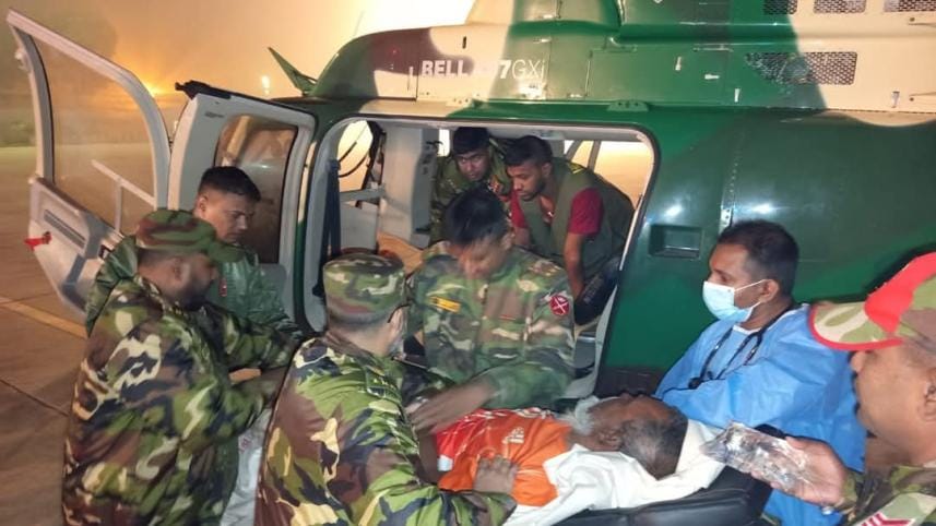 Father of Abu Sayed admitted to CMH Dhaka