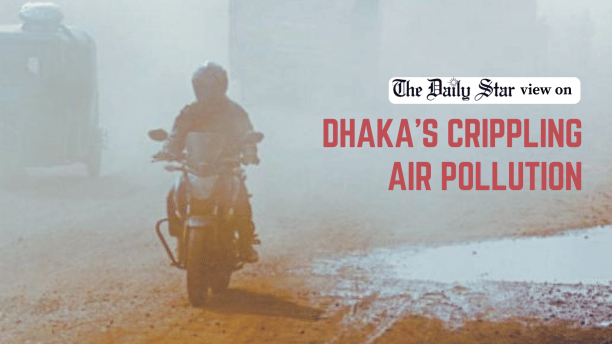 dhaka crippling air pollution