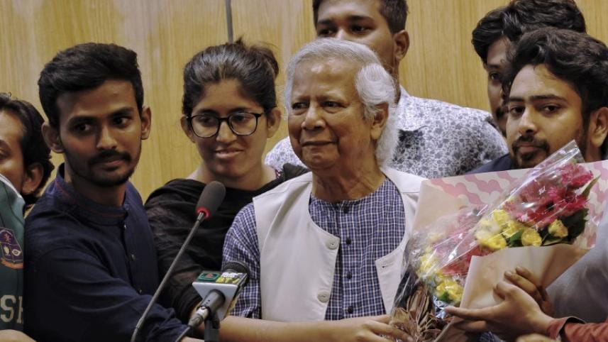 July revolution and Prof Yunus: A winning combination!