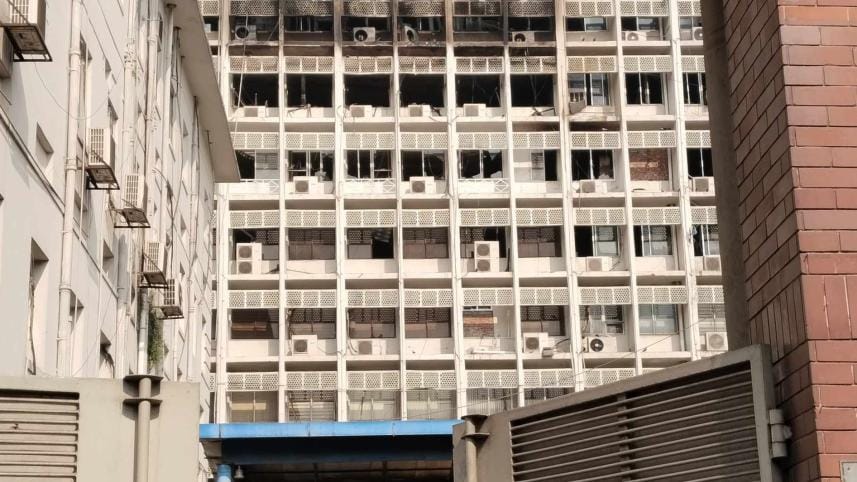 Secretariat fire in Dhaka
