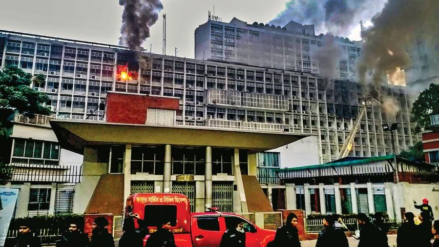 fire at Secretariat