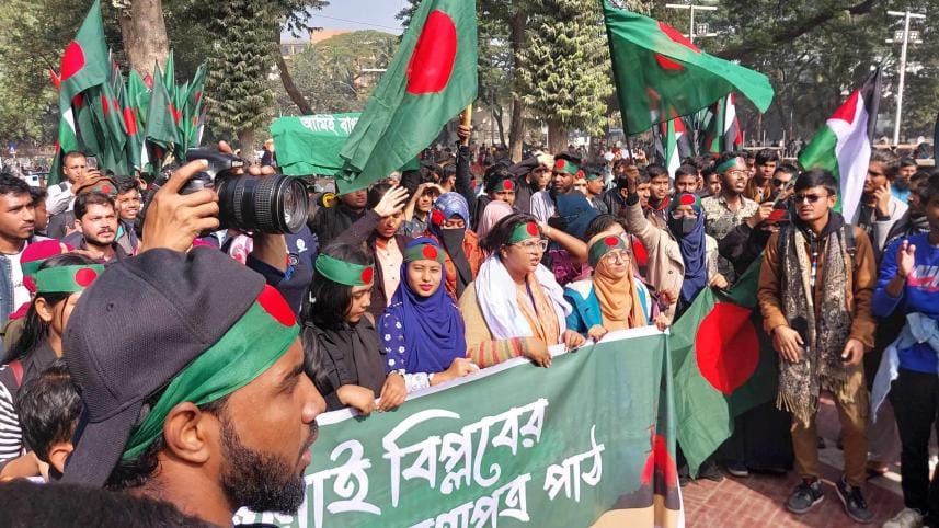 unity march by students against discrimination
