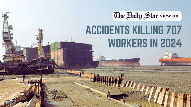accidents killing 707 workers in 2024