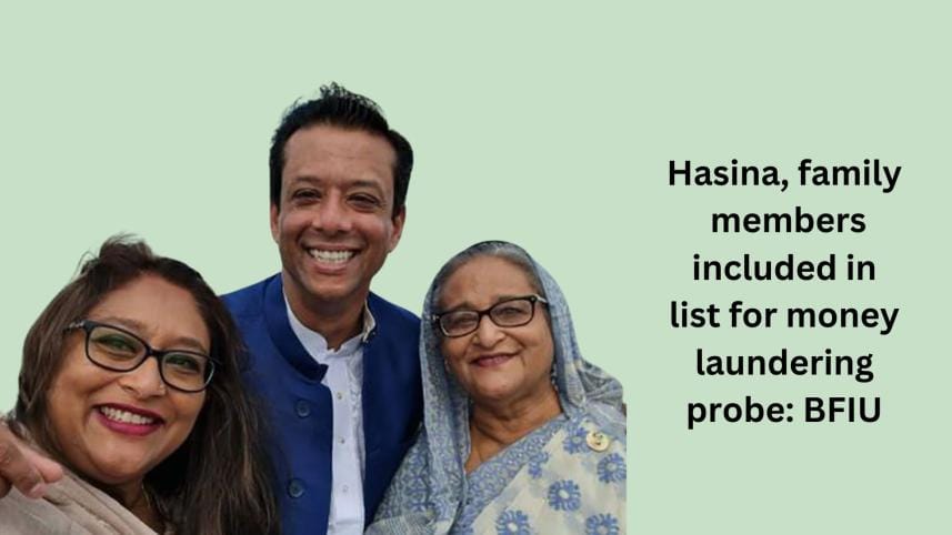 Hasina and family under money laundering probe