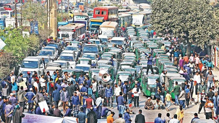 Dhaka traffic jams