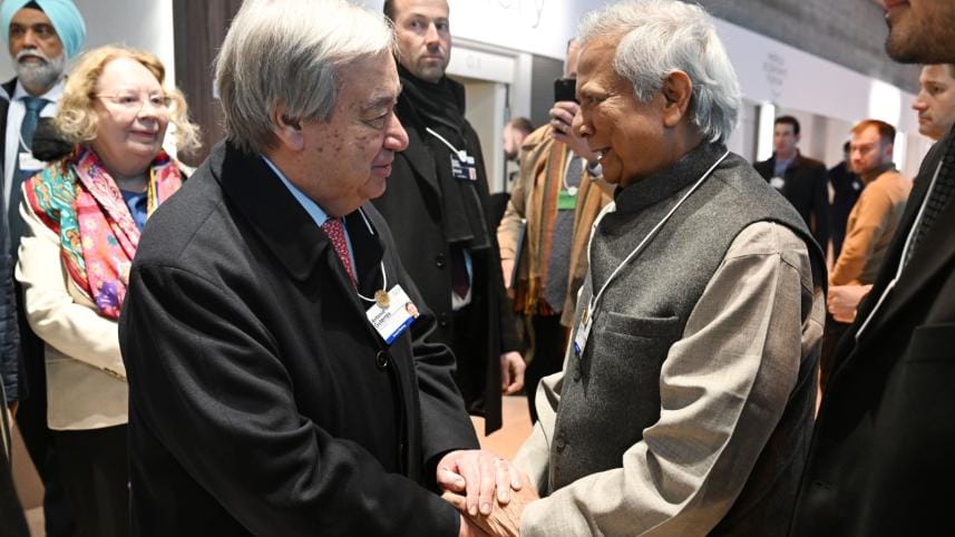 UN chief meets Prof Yunus
