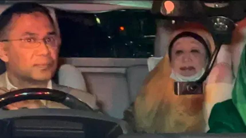 Khaleda Zia Visits Son's Home After Leaving London Hospital