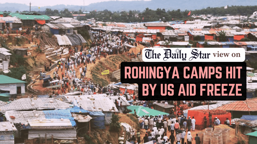 Rohingya camps affected by US aid freeze