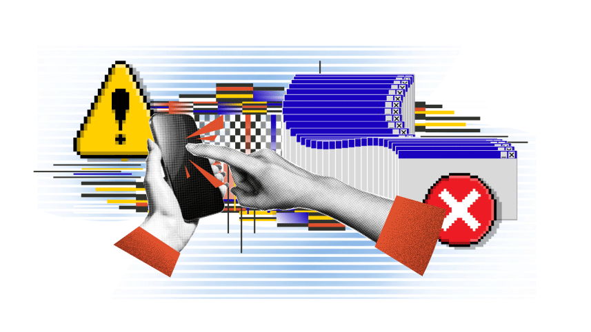 Graphical representation of digital footprint