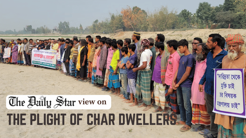 Plight of char dwellers in Kurigram
