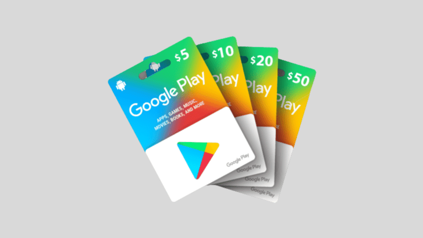 Google Play Store gift card