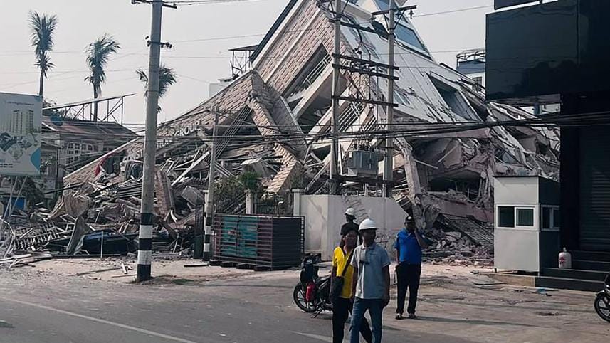 death in Myanmar Thailand earthquake