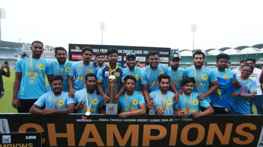 Abahani won Dhaka Premier League 2025