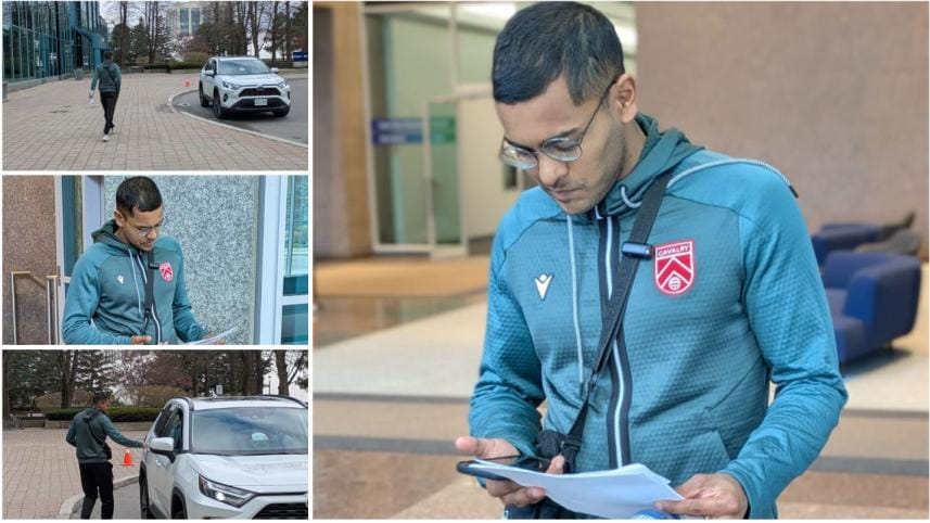 Shamit Shome applies for Bangladeshi passport