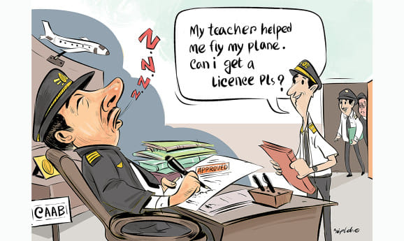 CAAB pilot licence irregularities Bangladesh