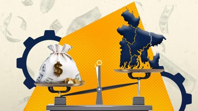 Bangladesh foreign loan repayment increased