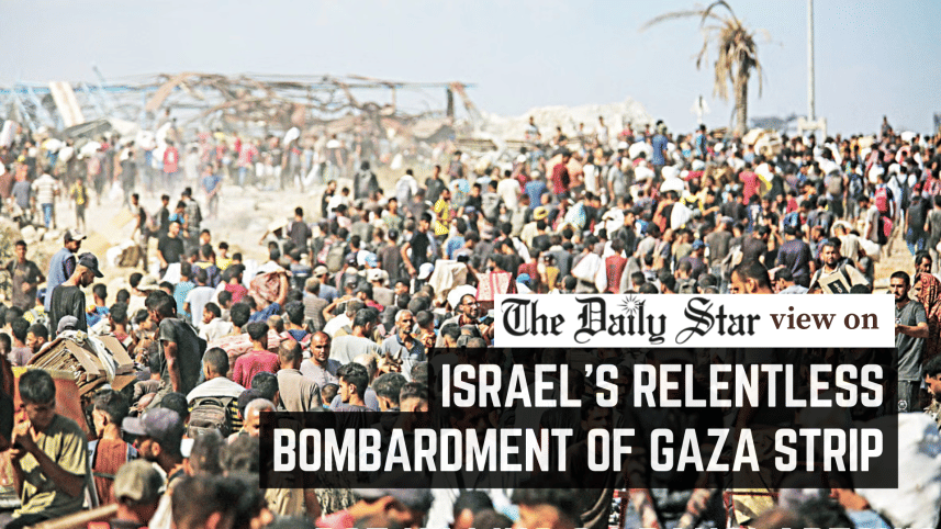 israel's relentless bombardment of gaza strip