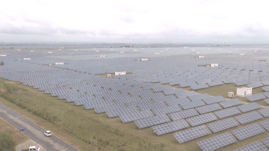 China solar farm