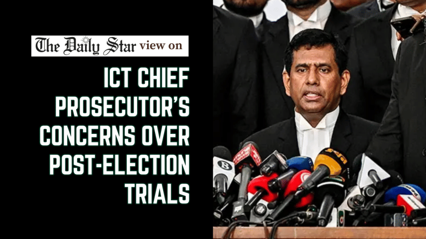 ICT chief prosecutor's concerns over continuation of trials post-election