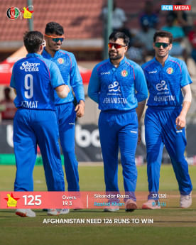 Rashid, Zadran lead Afghanistan to Zimbabwe T20 series win