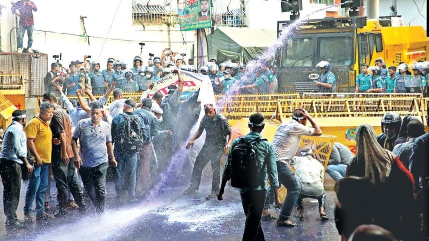 action against illegal rallies before election Bangladesh