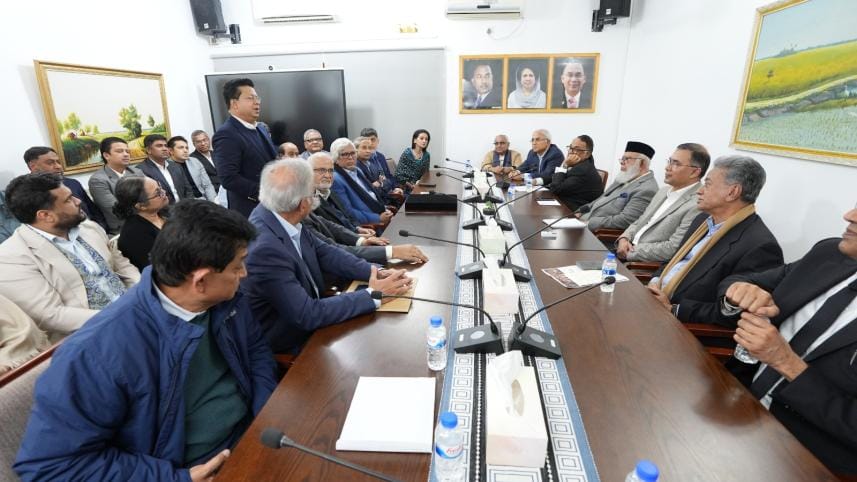 Tarique Rahman meeting with business leaders