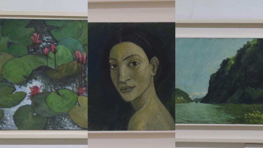 ‘The Color of Nature’: oil paintings for the eyes and the soul