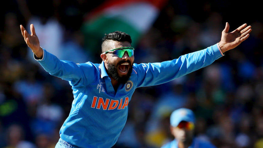 India's bowler Ravindra Jadeja