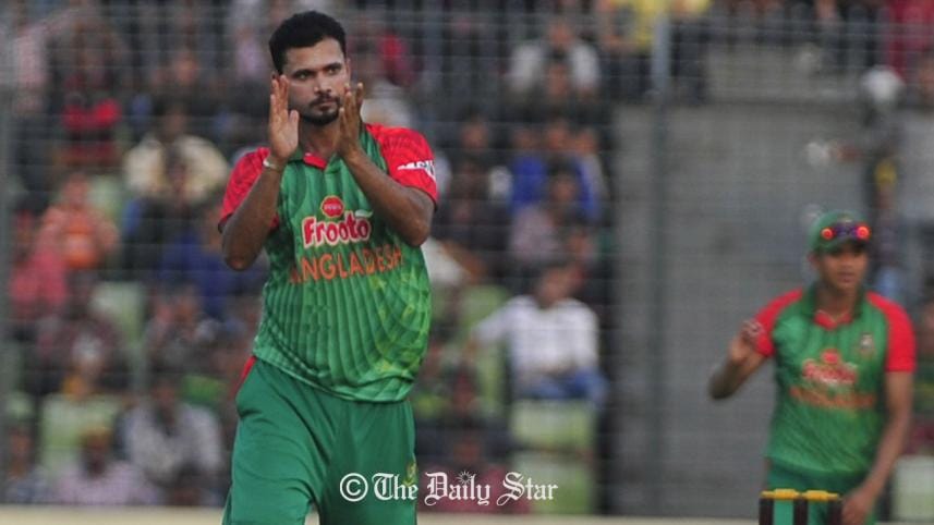 Bangladesh captain Mashrafe Mortaza