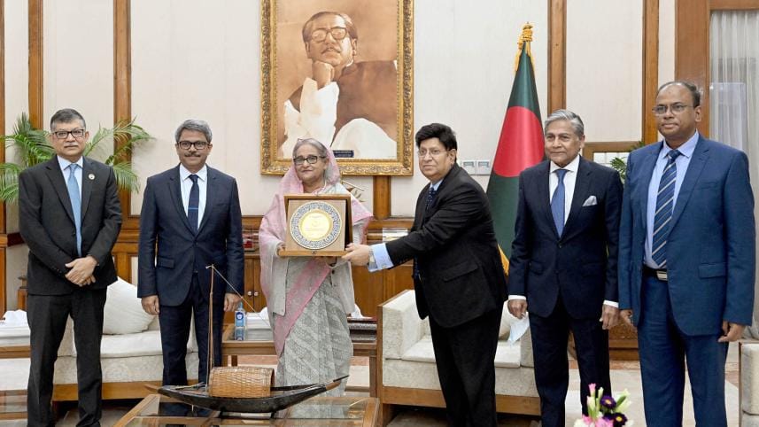 PM Hasina receives IDF Global Ambassador for Diabetes medal.jpg