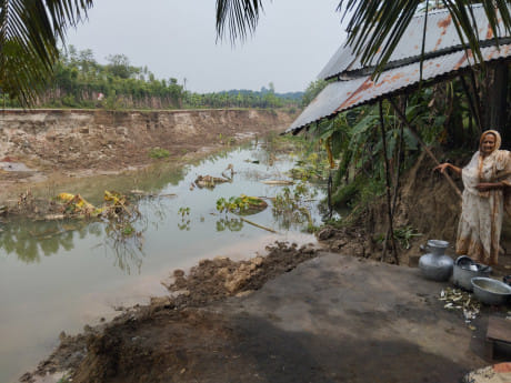 Illegal and unplanned excavated canal causes suffering to the farmers in Jhenidah.jpg