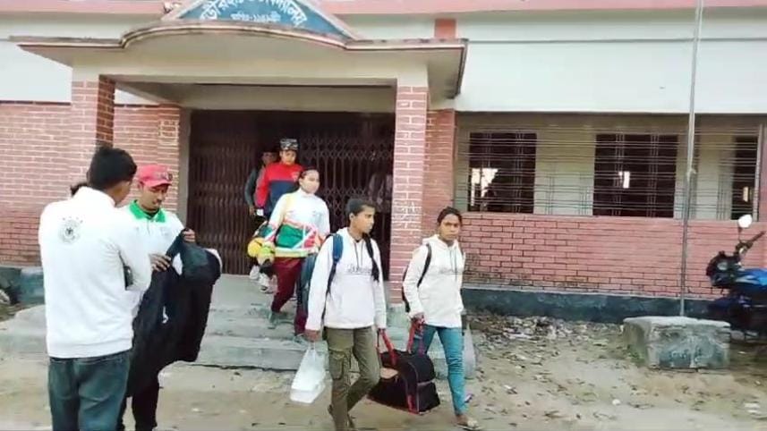 girls football match canceled in Rangpur